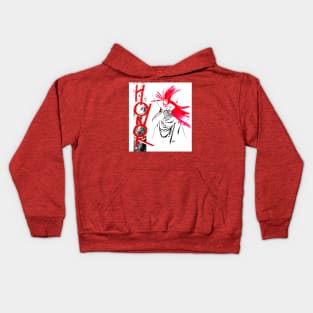 Magical Samurai Red Kids Hoodie